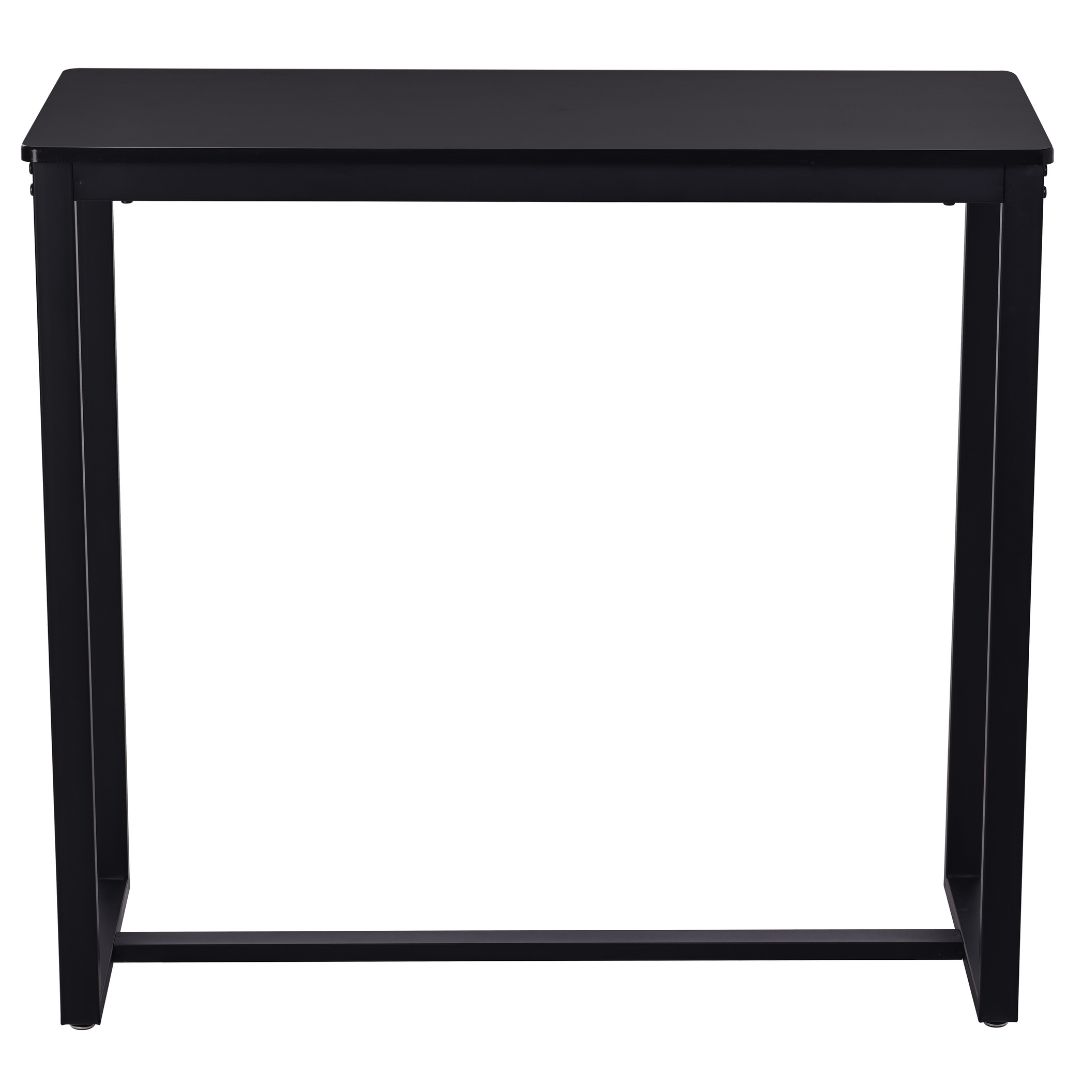 Mesa alta cocina Ibiza negra 100x70x93 cm. - Imagen 2