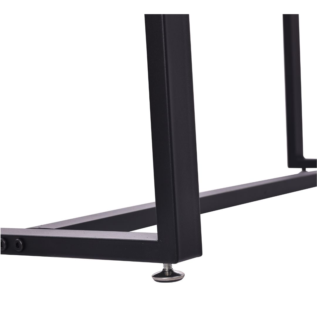 Mesa alta cocina Ibiza negra 100x70x93 cm. - Imagen 7