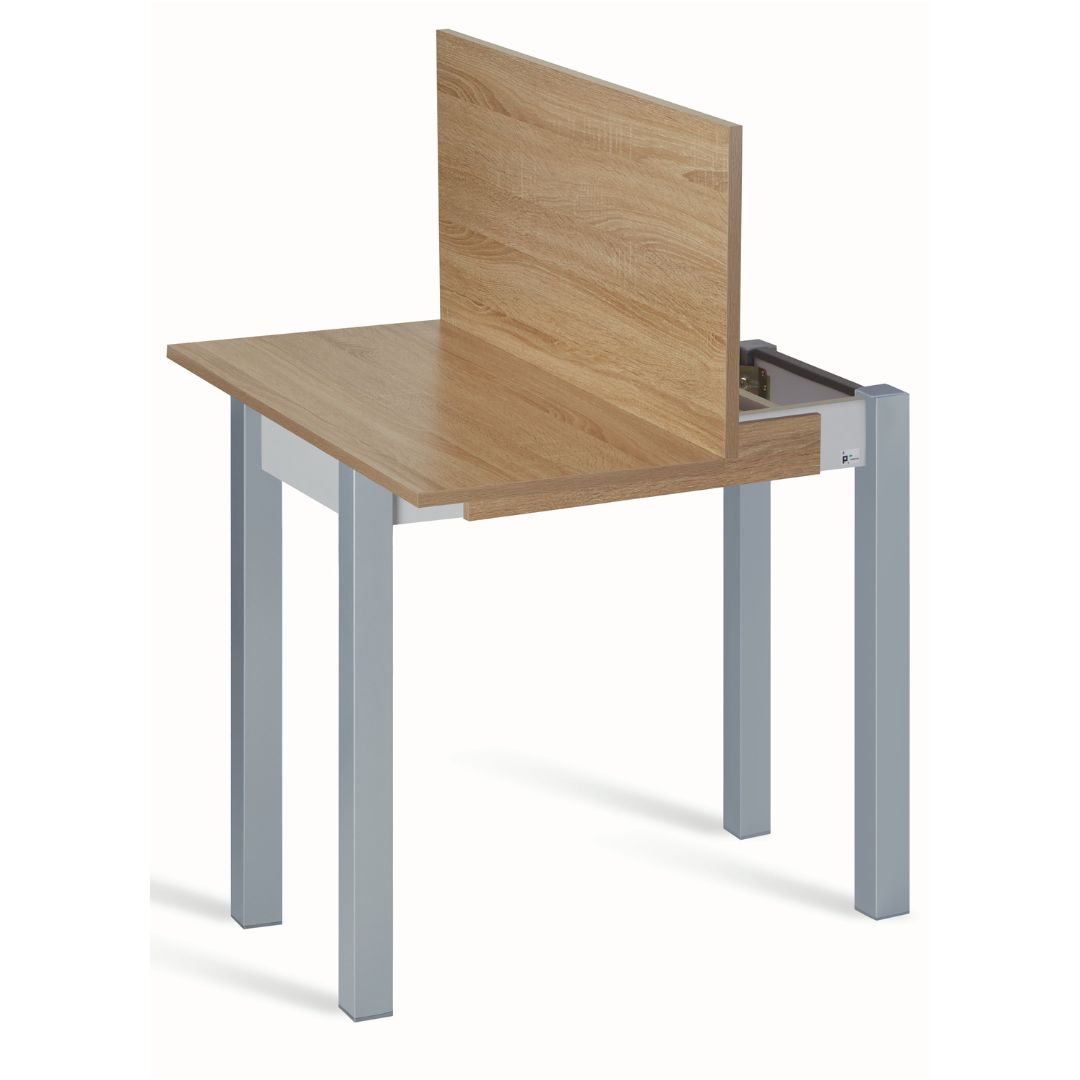 Mesa cocina extensible libro madera 40-80x40x75 cm. - Imagen 3