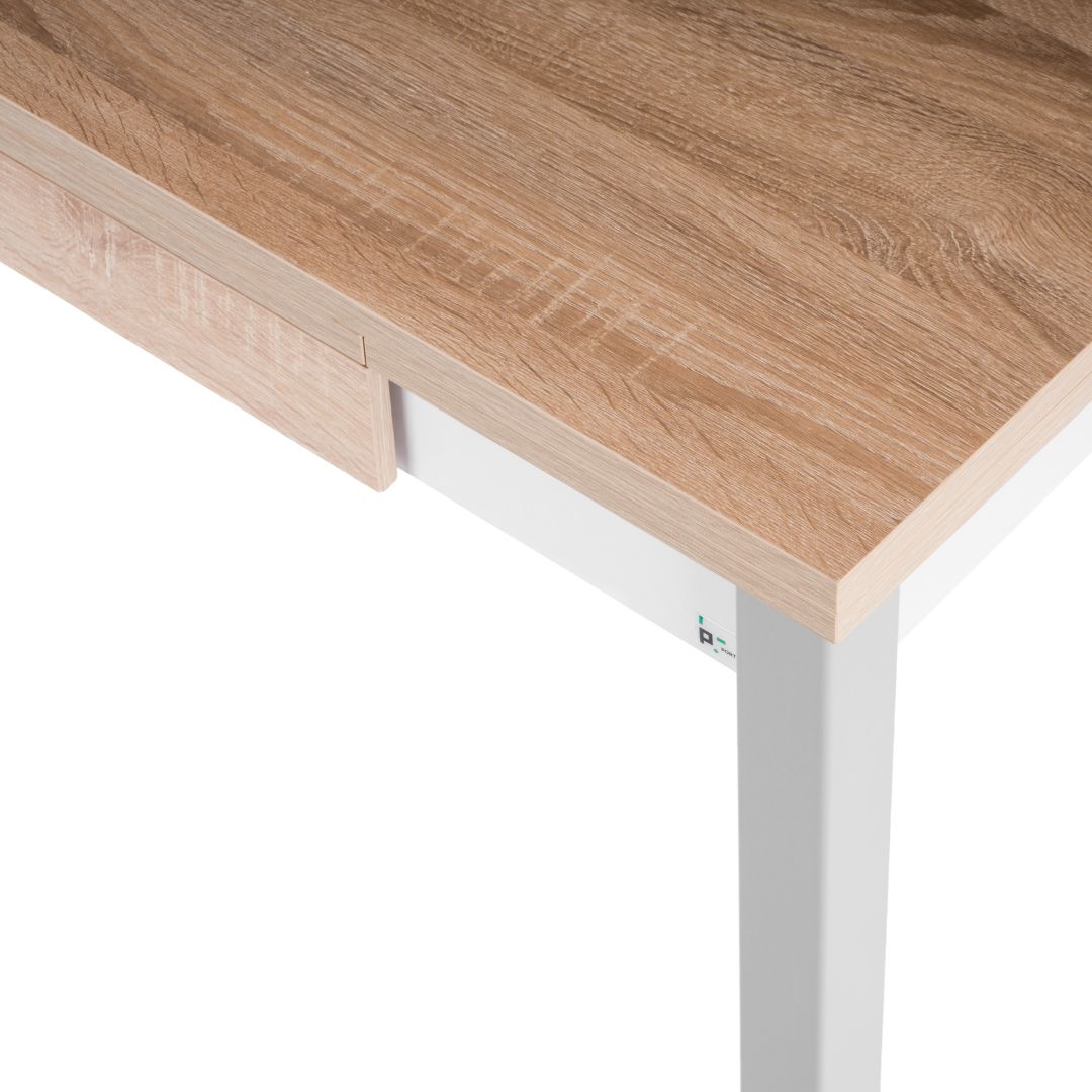 Mesa cocina extensible madera 100-160x60x75 cm. - Imagen 3
