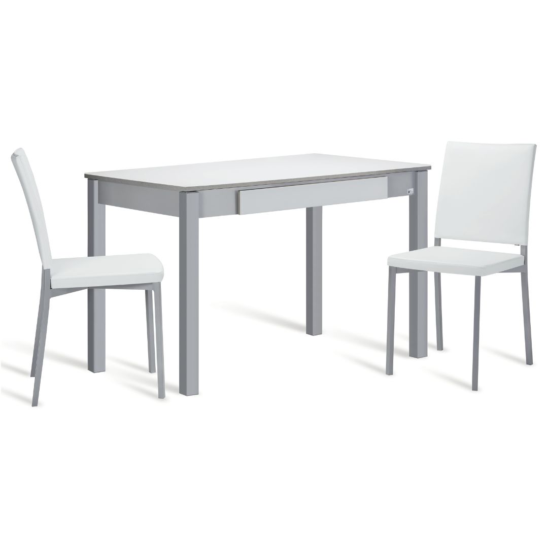 Mesas de cocina blanca 110x70 cm. - Imagen 4